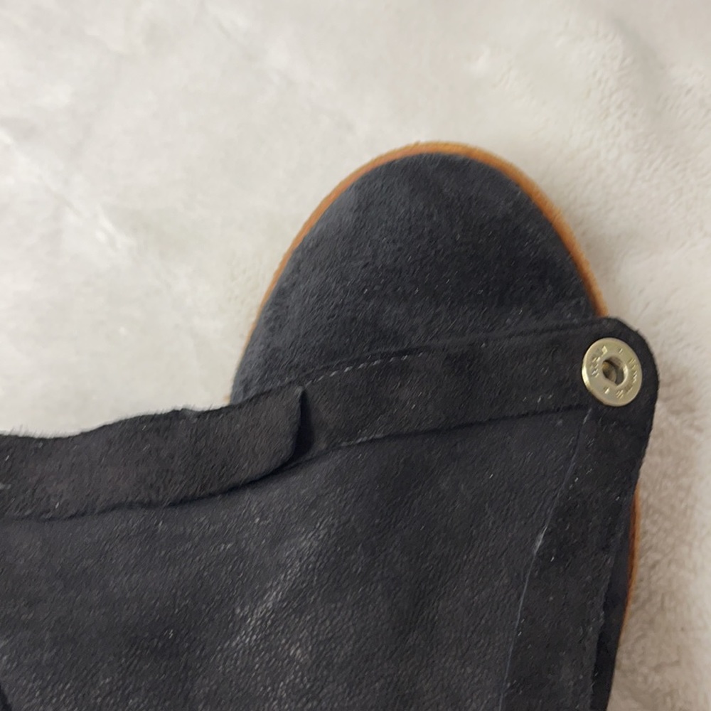House of Harlow 1960 Hollie Black Suede Ankle Booties - Picture 14 of 15